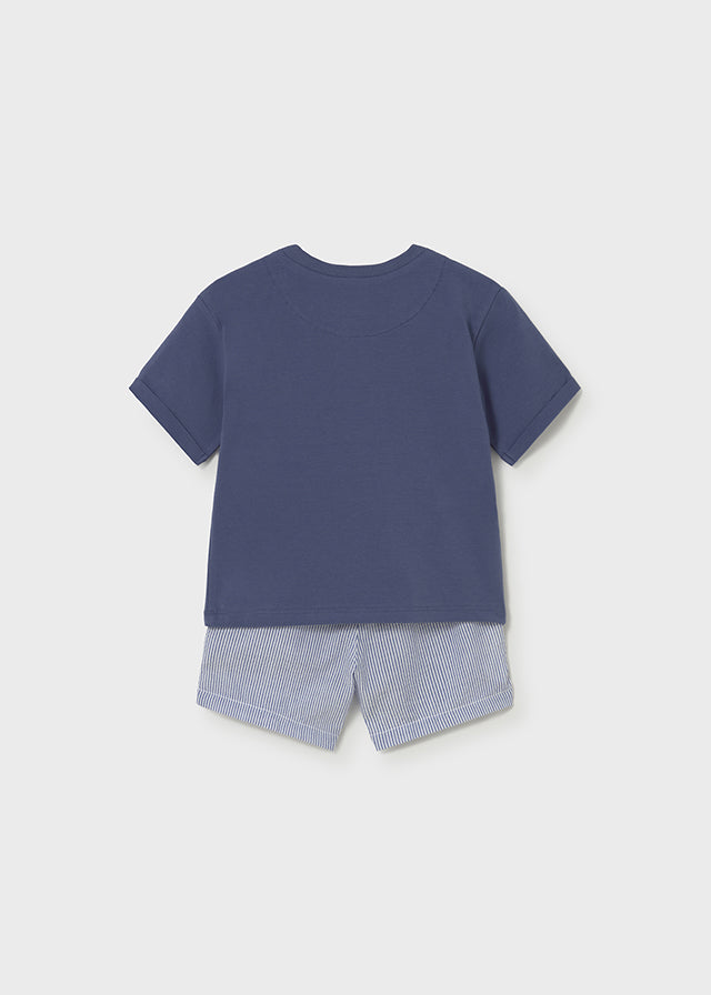 Infant Boy Bermuda Striped Set