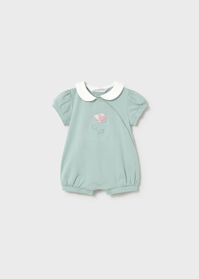 NB Girl 2Pk Delicate Romper Set