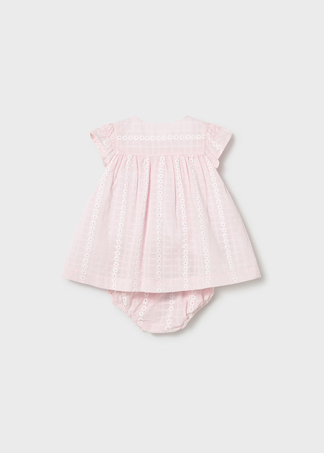 NB Girl Chiffon Pink Dress