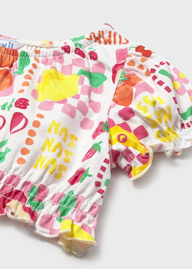 Infant Girl 3pc Hibiscus Set