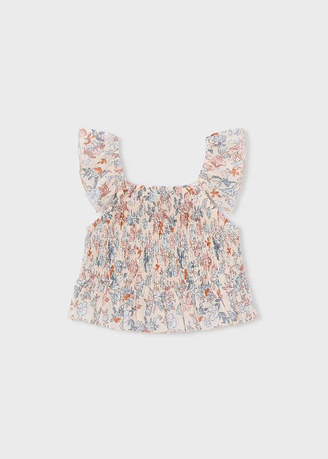 Girls Bambula Printed Top