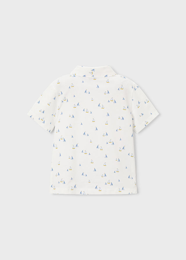 Boy S/s Printed Polo
