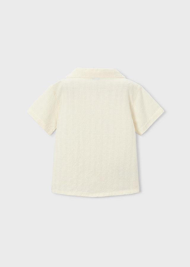 Boys Embroidered Button Down