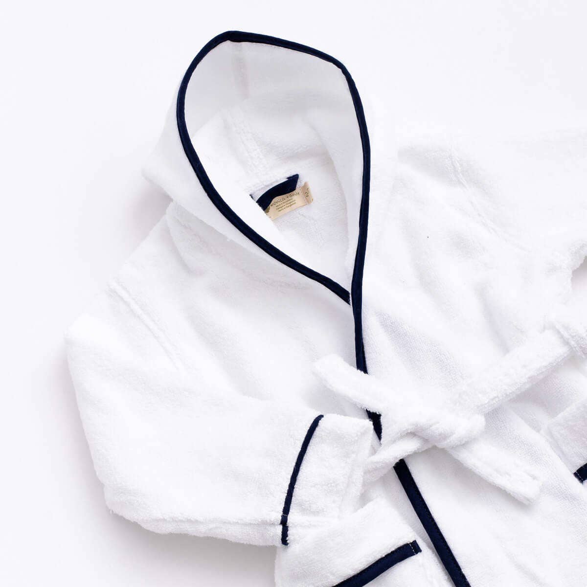 Navy Terry Bathrobe