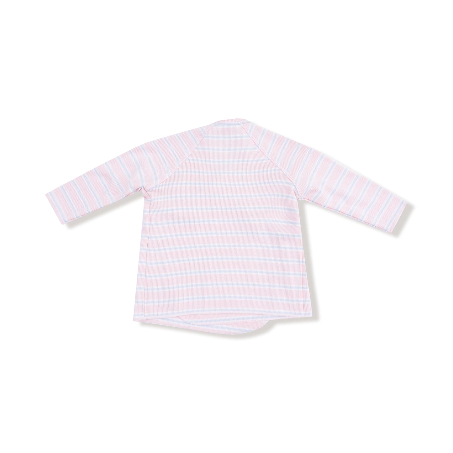 Pink Stripe Kimono and Pant Set