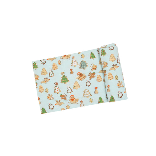 Gingerbread Sleigh Swaddle Blanket