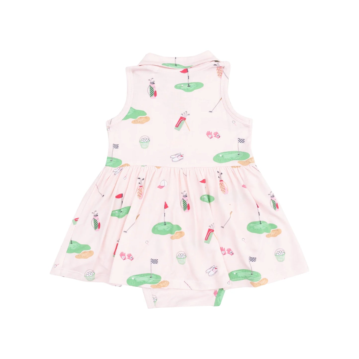 Pink Golf Things Polo Dress