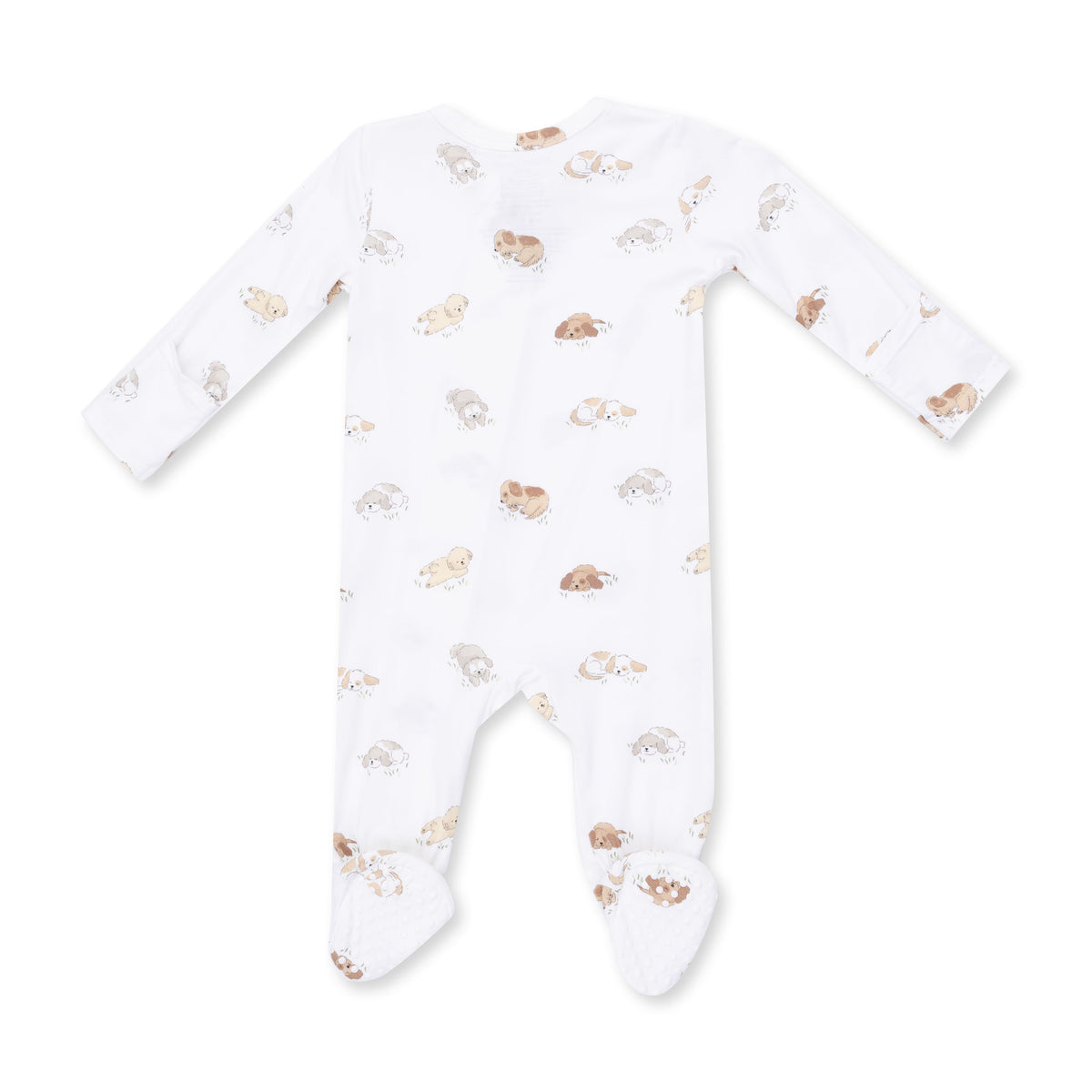 Puppy Snuggle Club 2 Way Zipper Footie