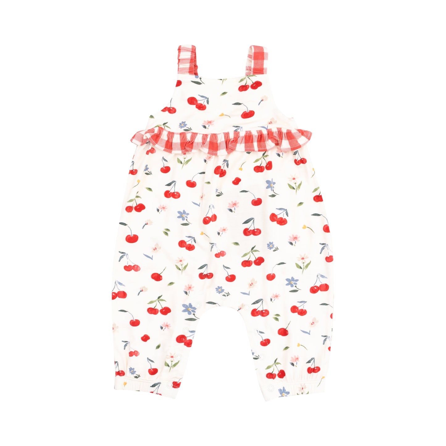 Watercolor Cherry Romper