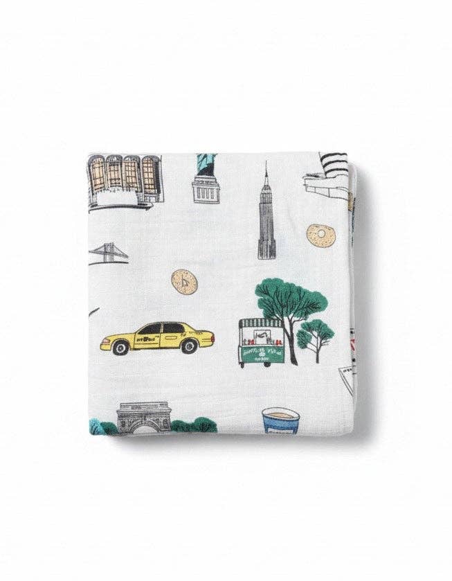 New York City Muslin Swaddle
