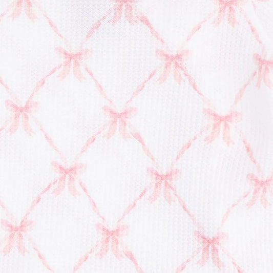 Ribbon Bow Trellis Swaddle Blanket