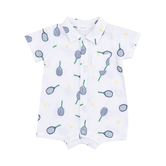 Button Down Tennis Shortie