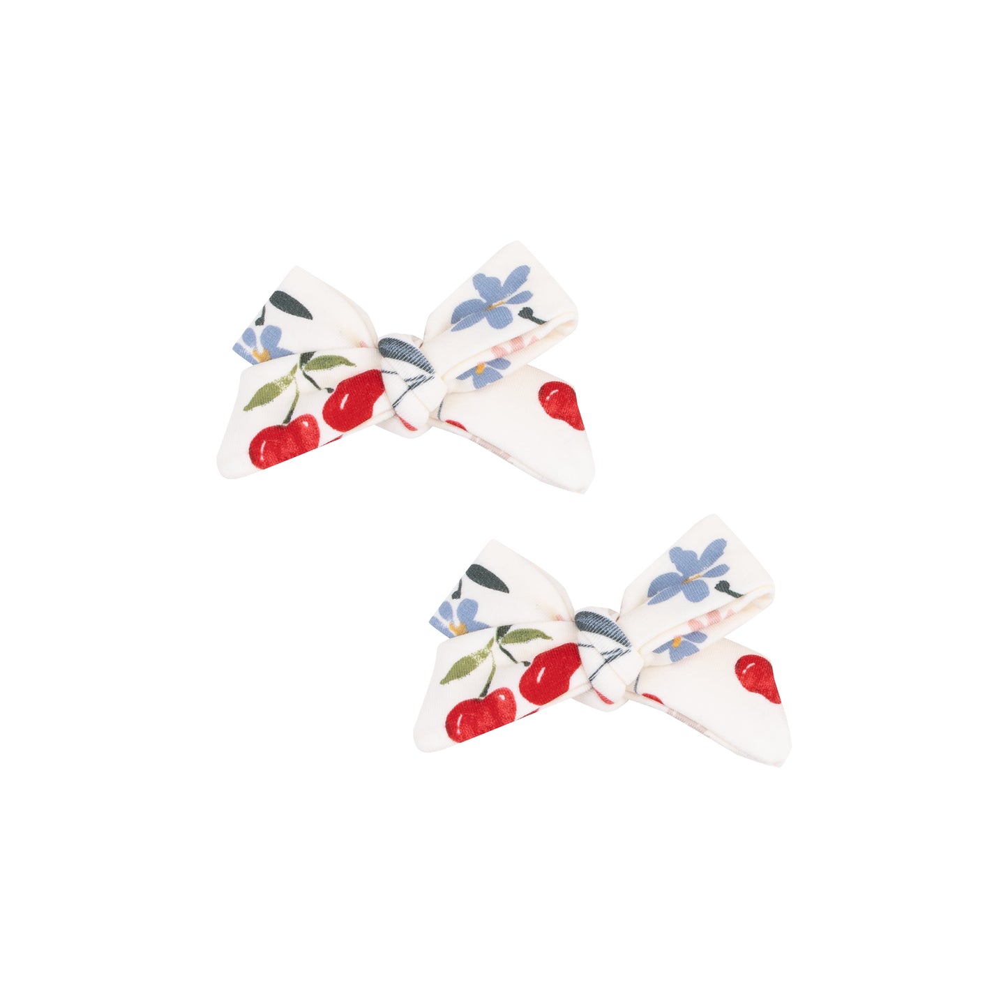 Watercolor Cherries Hair Clip Set