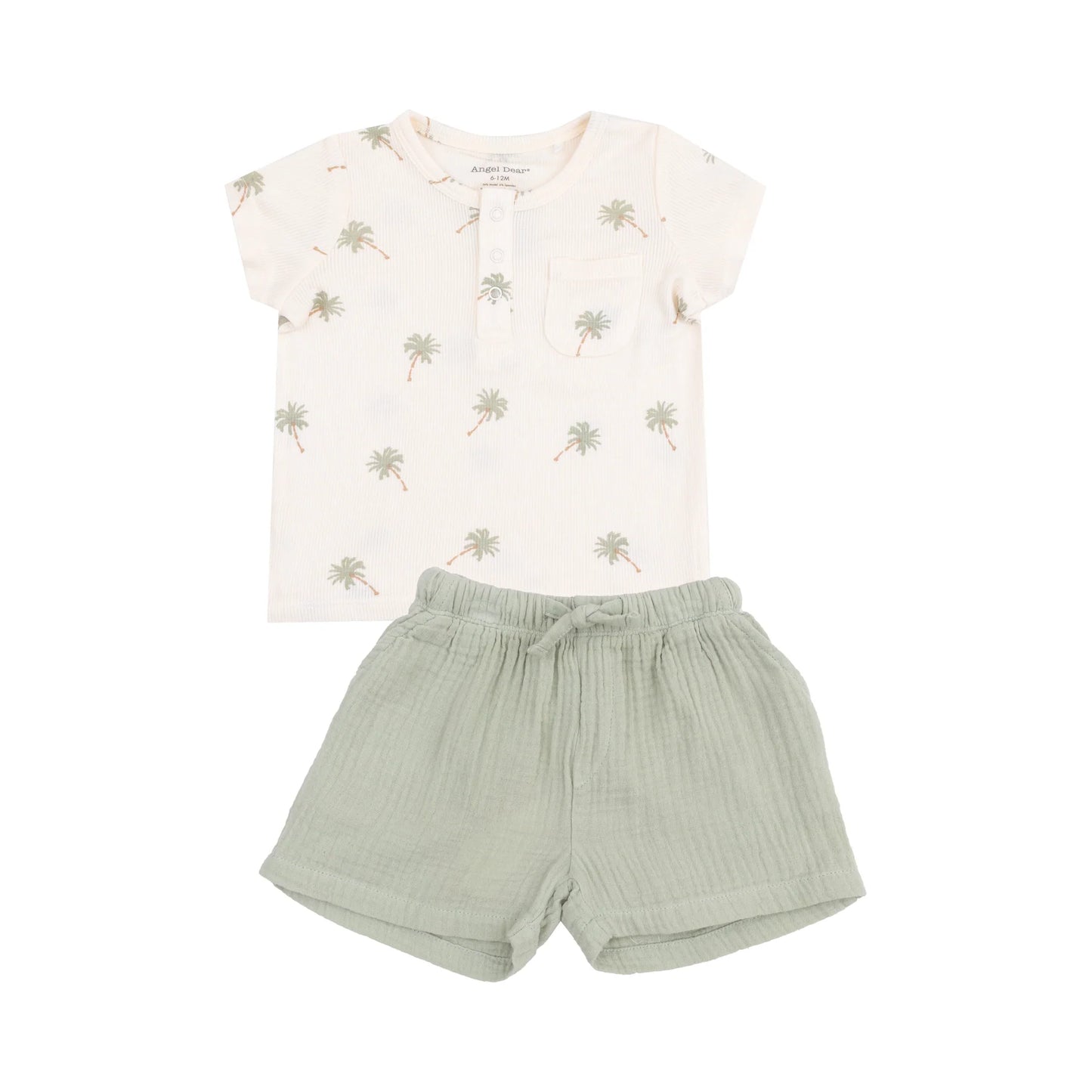Palm Tree Muslin Set