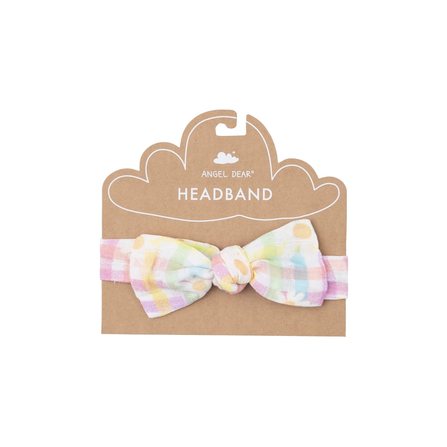 Gingham Daisy Headband