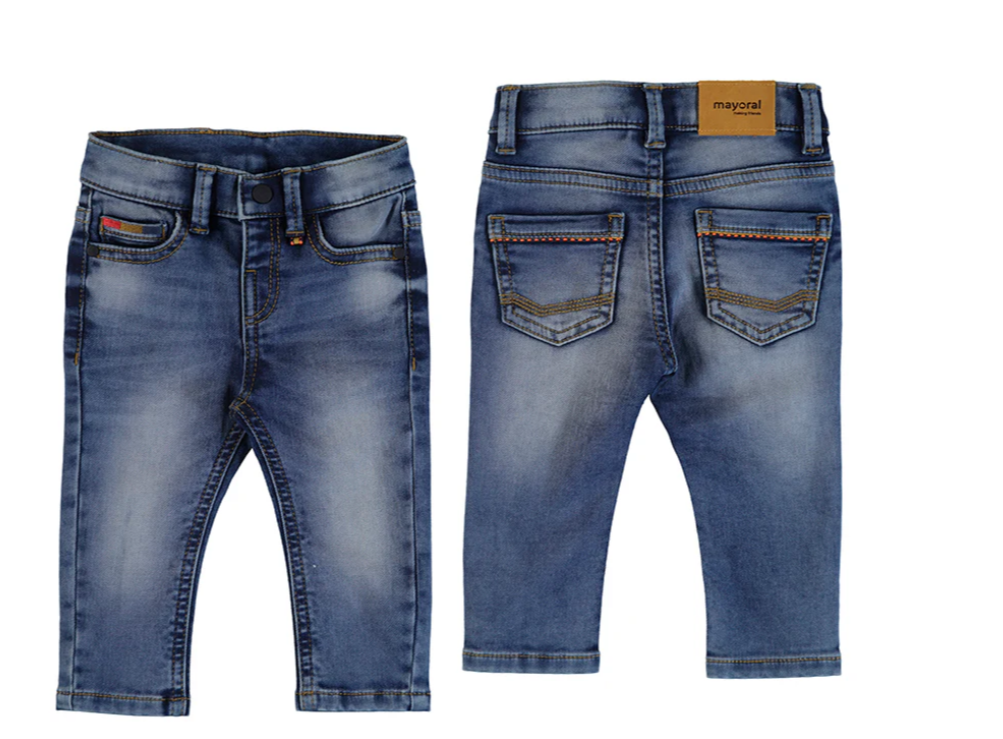 Soft Denim Pants