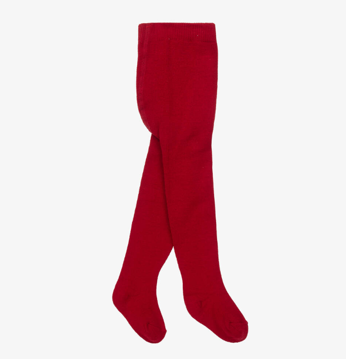 Baby Girl Red Tights
