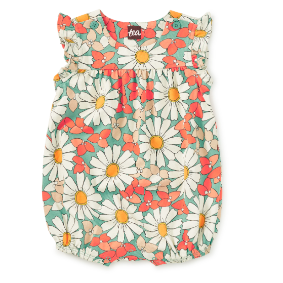 Infant Girl Flutter Sleeves Romper