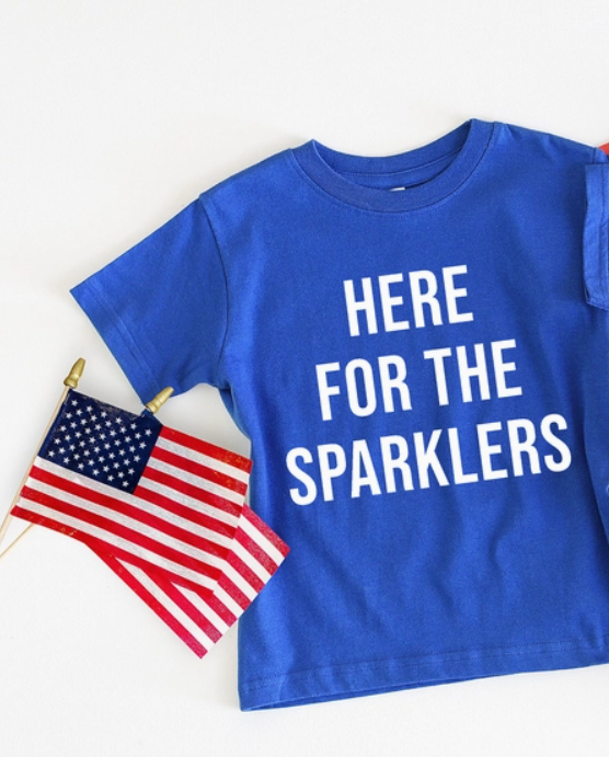 Here For the Sparklers Tee