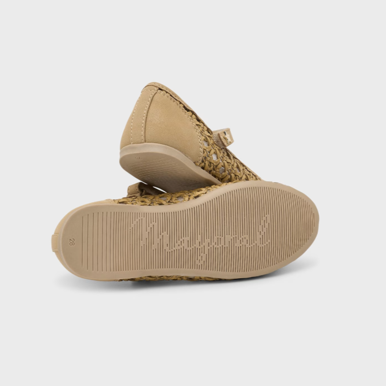 Girls Brown Ballet Flats