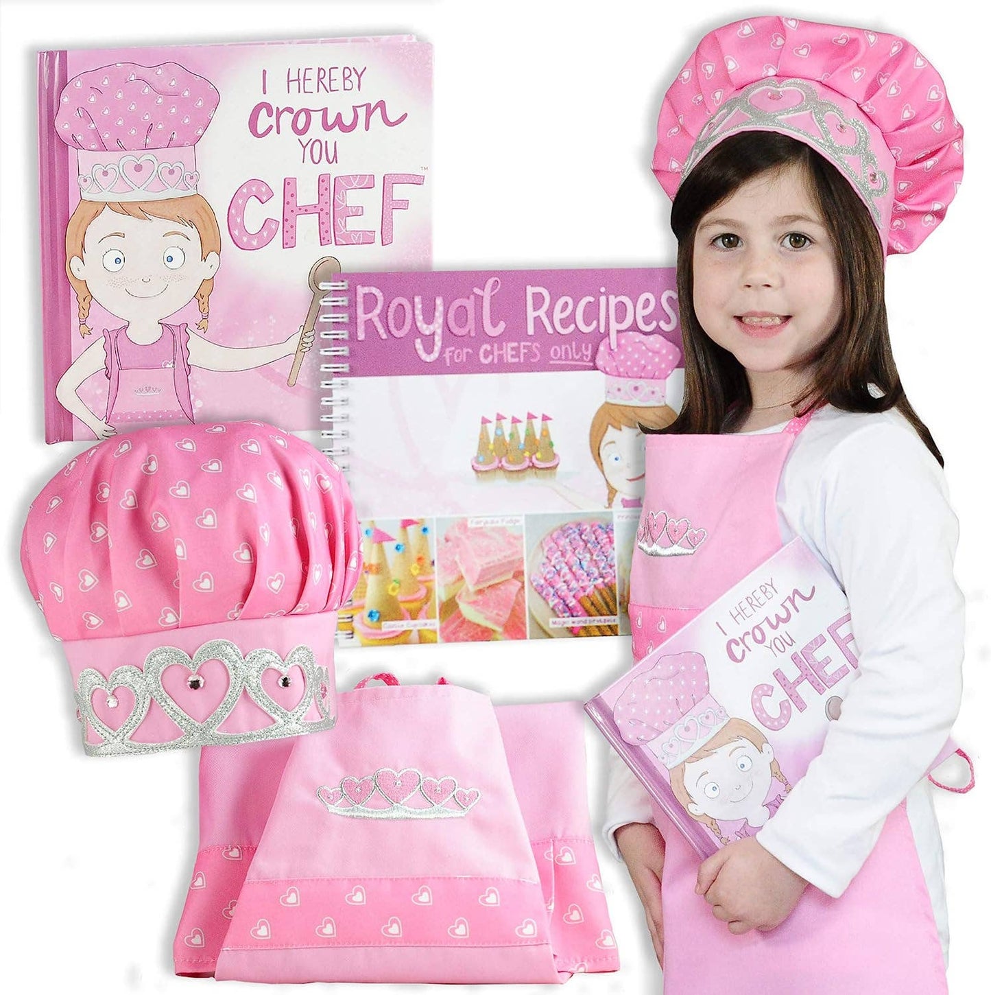 Princess Chef Gift Set w/Book, Apron, Hat & Cookbook