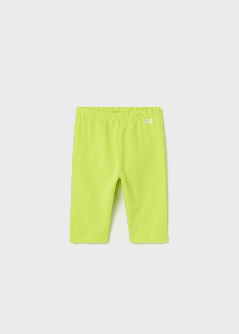Lime Cropped Leggings