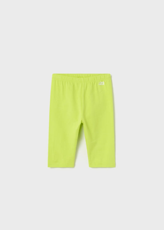 Lime Cropped Leggings