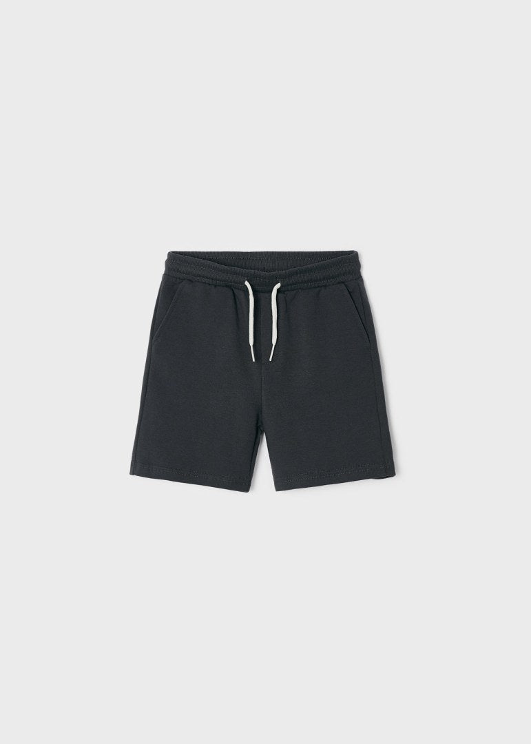 Graphite Cotton Boys Drawstring Shorts