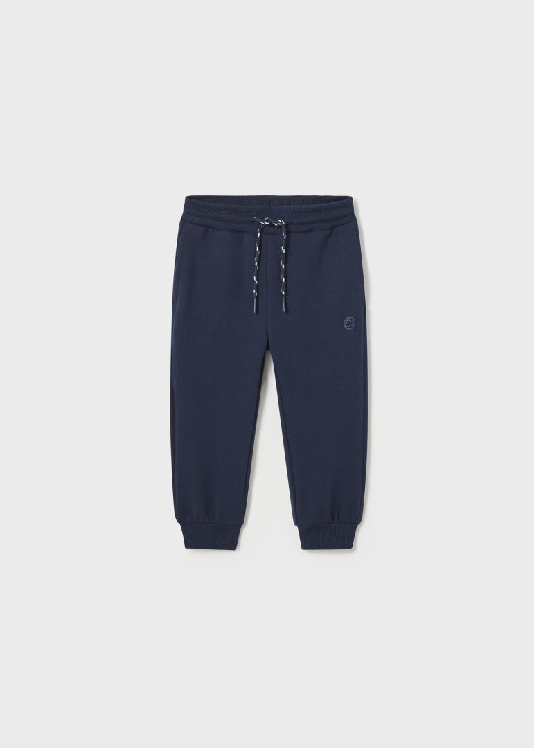 Navy Drawstring Baby Joggers