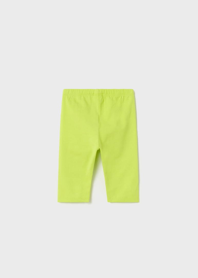 Lime Cropped Leggings