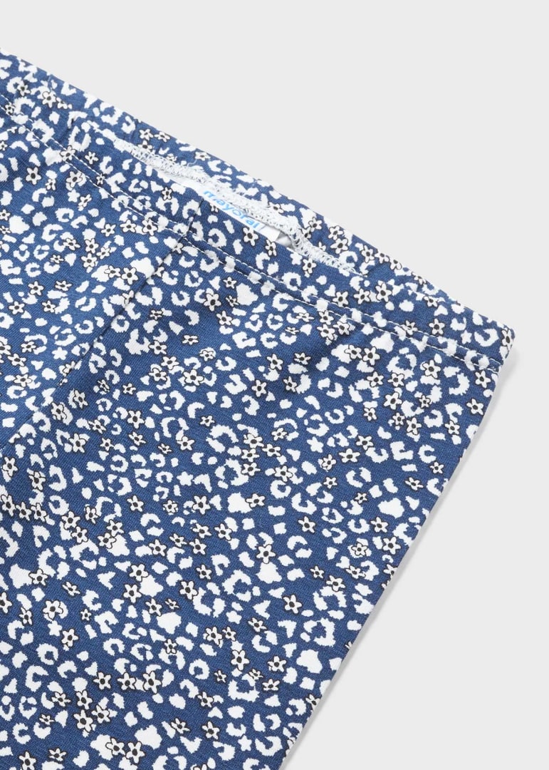 Navy Floral Leggings