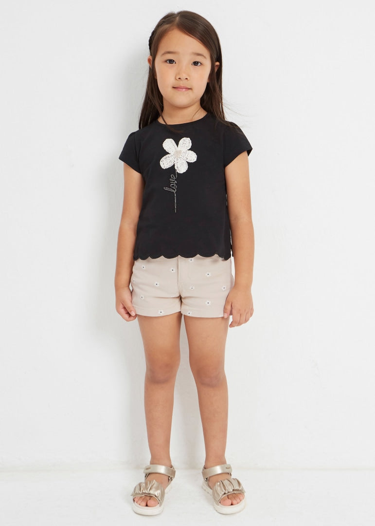 Oat Floral Printed Shorts