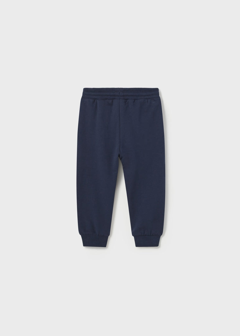 Navy Drawstring Baby Joggers