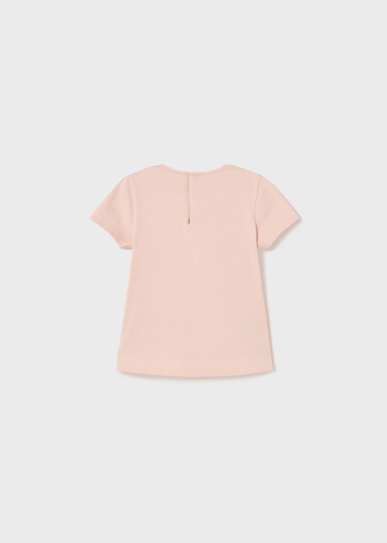Pink Glitter Heart Tshirt