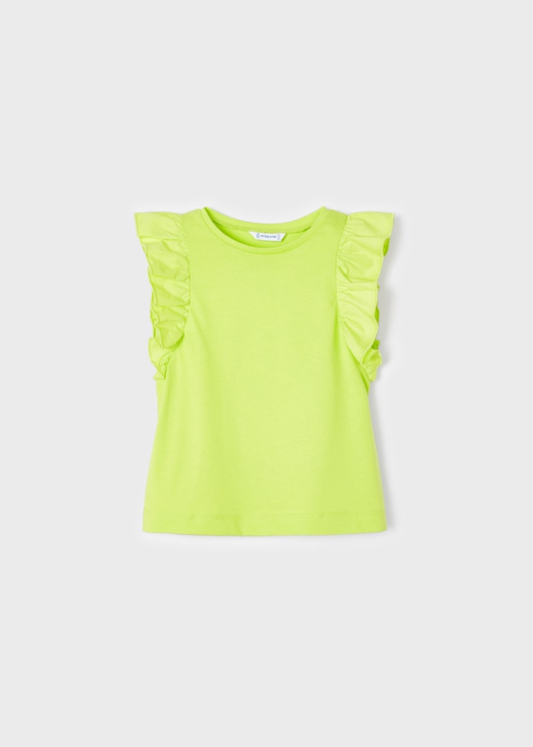 Lime Ruffle Shirt