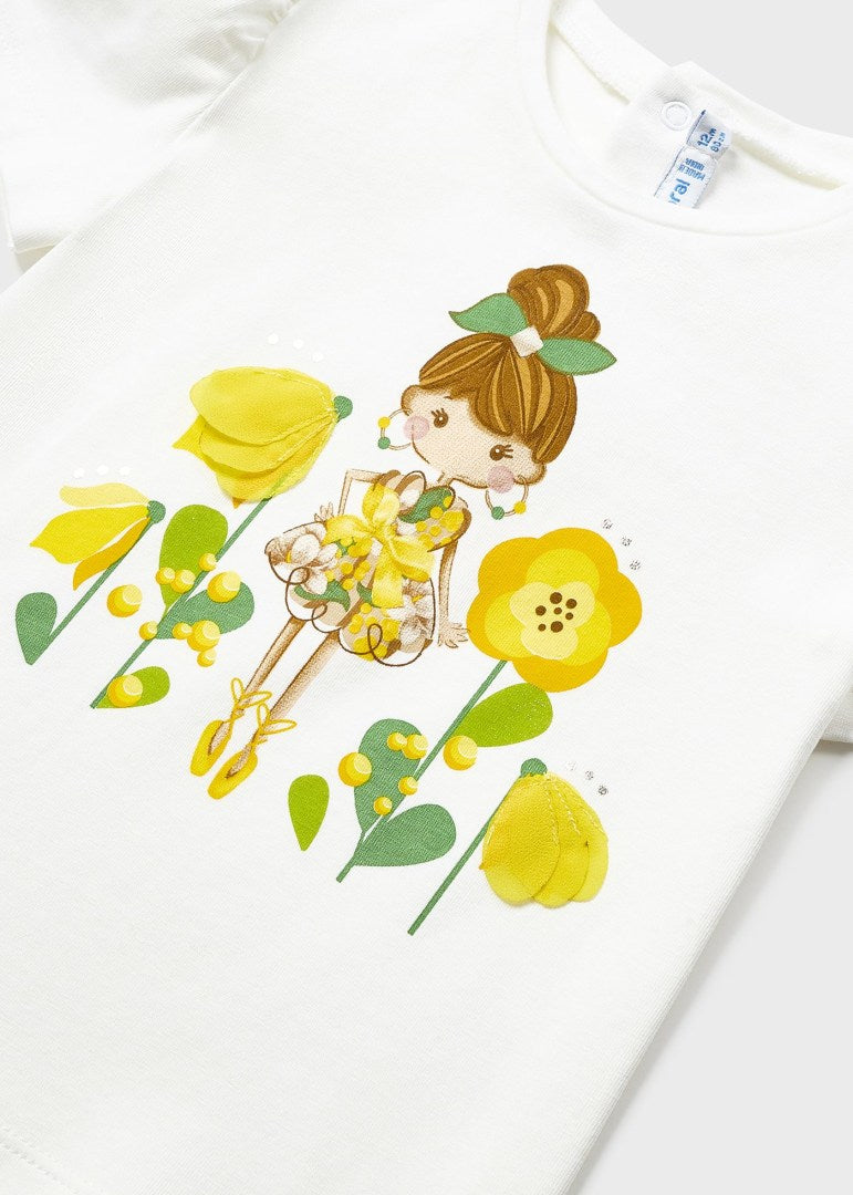 Yellow Flower Graphic Tee
