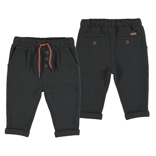Boys Charcoal Knit Pants
