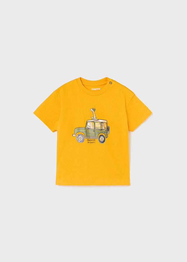 Baby Boy Dino Safari Interactive T-shirt