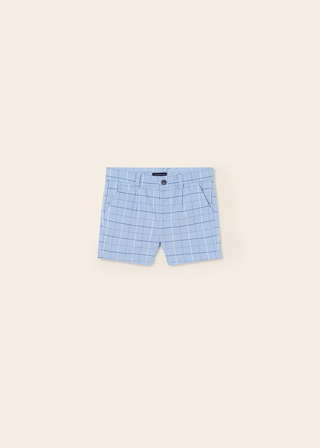 Baby Plaid Bermuda Shorts