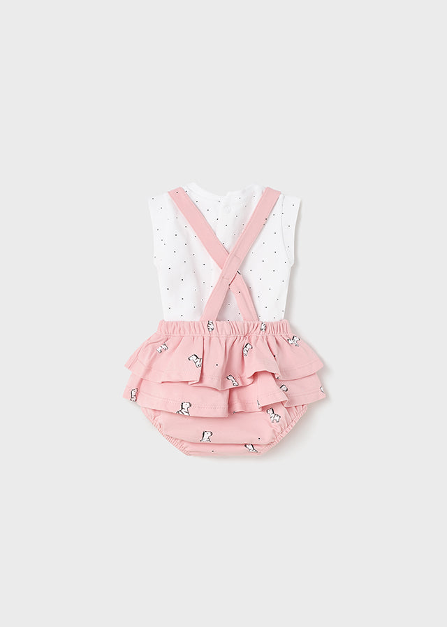 Newborn Skirt & Shirt Dungaree Set