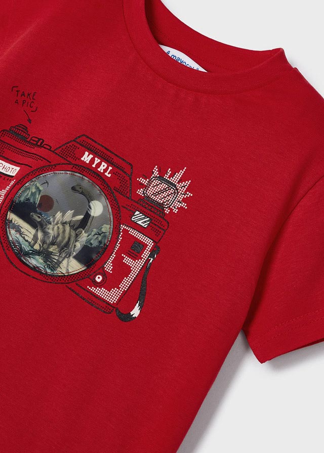 Interactive Motif Boys T-Shirt