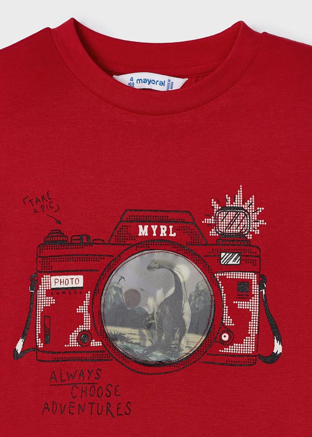 Interactive Motif Boys T-Shirt