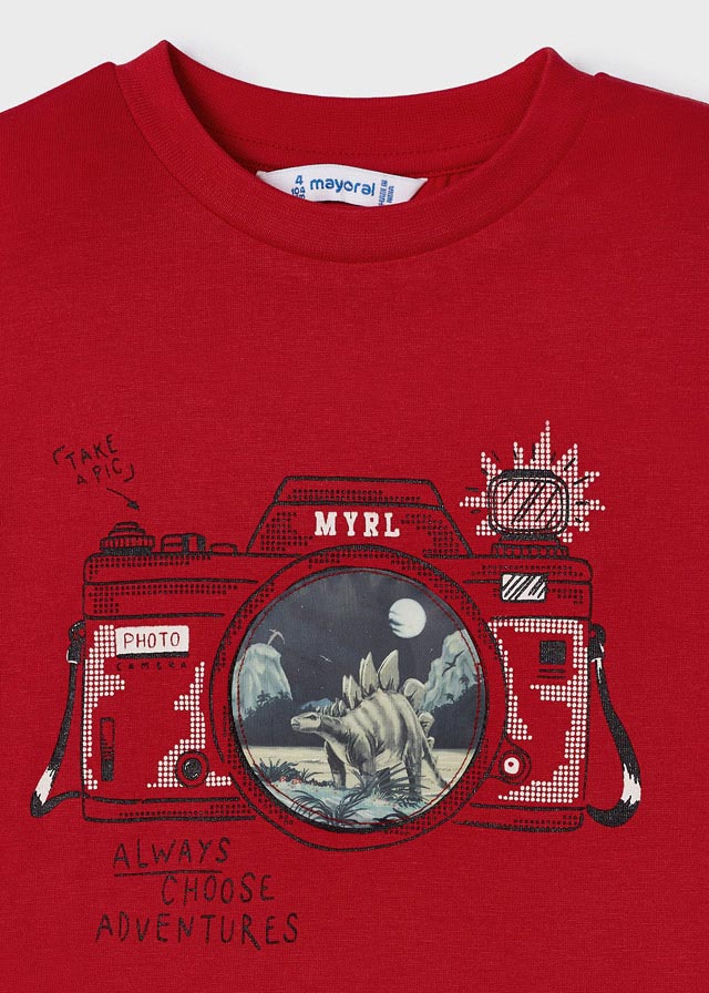Interactive Motif Boys T-Shirt