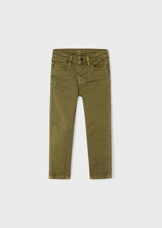 Olive Skinny Fit Pants