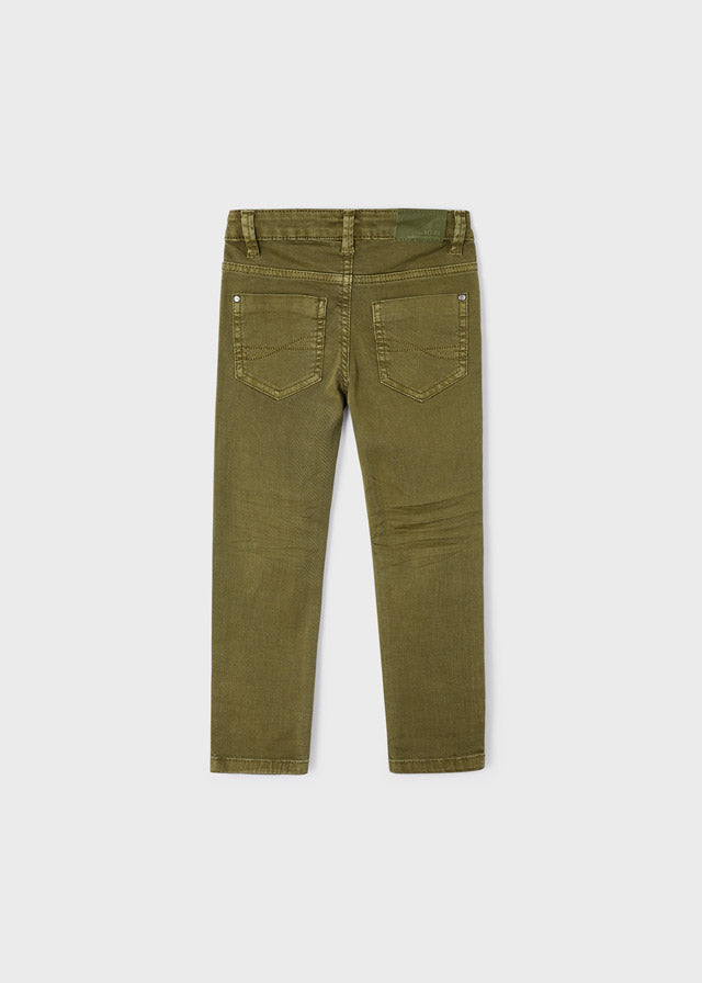 Olive Skinny Fit Pants