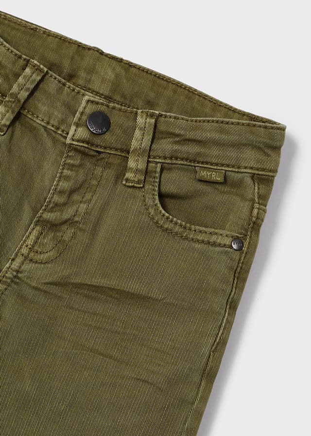 Olive Skinny Fit Pants