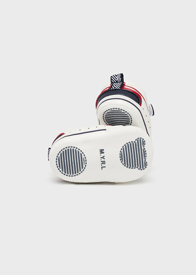 Newborn Boy Double Velcro Sneakers