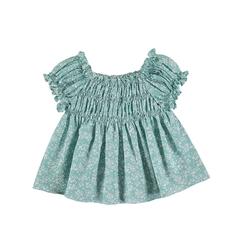 Sage Ruffle Blouse
