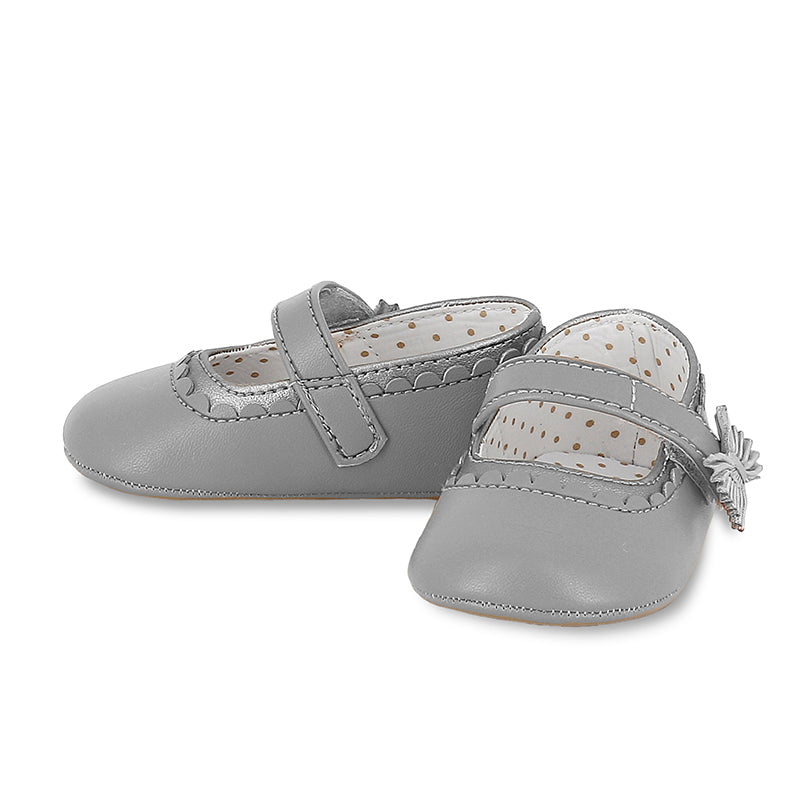 Girls Gray Maryjanes