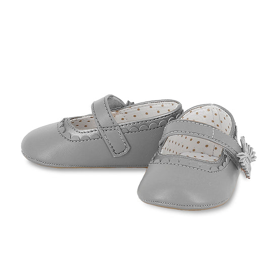 Girls Gray Maryjanes